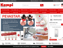 Tablet Screenshot of kampioffice.cz